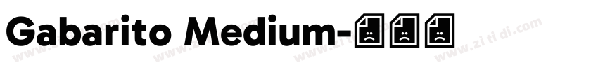 Gabarito Medium字体转换